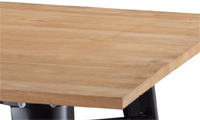 Bàn Tolix 3TT-80 (mặt gỗ)